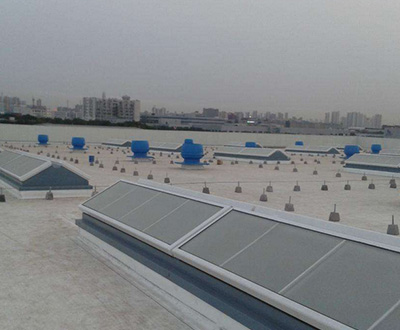 三角形對開式排煙天窗